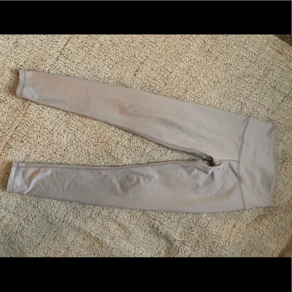 DYI Herringbone design gray leggings size S